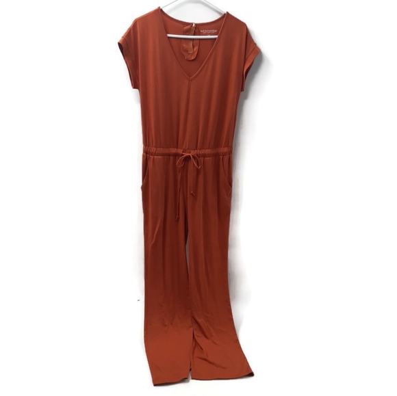 Soft Surroundings Roslyn rust orange romper small - Picture 2 of 10